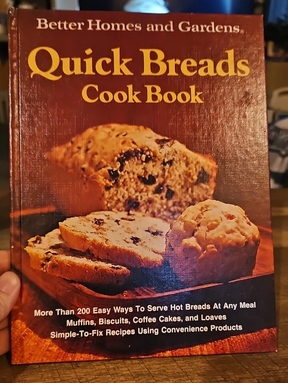Better Homes & Gardens Quick Breads Cookbook 1975 Vintage Hardcover